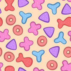 doodle pet food pattern background. packaging pattern of pets food. doodle of pet food seamless pattern background. kitten food pattern background.