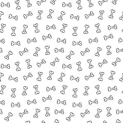 Bone pattern background. Bones seamless pattern background. Bone skeleton pattern background. 