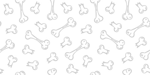 Bone pattern background. Bones seamless pattern background. Bone skeleton pattern background. 