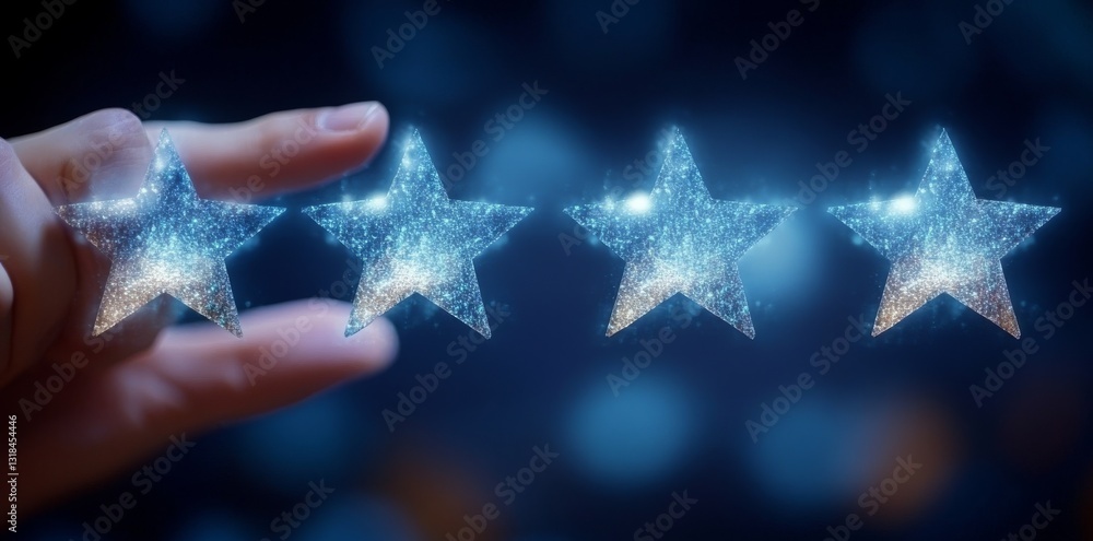 Poster a graphical rating bar emphasizing 