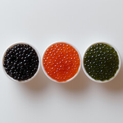 caviar in a glass bowl