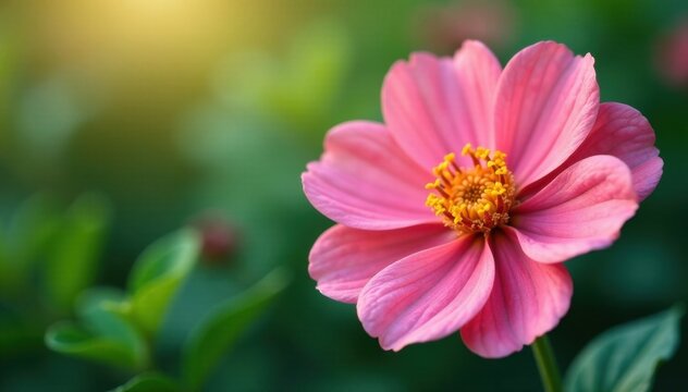 Close-up of a blooming flower with delicate petals and vibrant colors, floral, flowers, botanicals