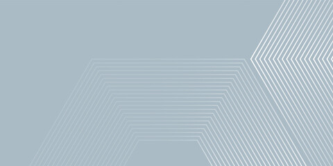 Abstract hexagon lines on gray background. Geometric lines design abstract simple
