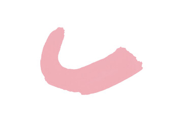 Pink watercolor background. Artistic hand paint. Isolated on transparent background.
