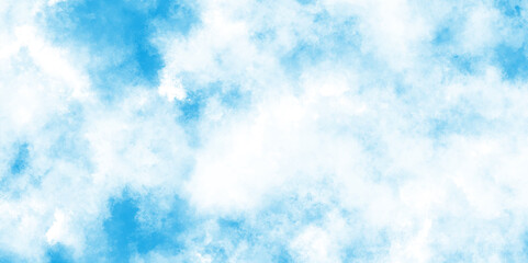 Hand painted light blue background with watercolor, abstract watercolor scraped grungy background, Modern and paper texture design with sky blue cloud paint brush.