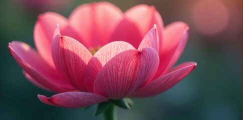 Fototapeta premium Soft petals on a flower stem, blooming, yellow, nature