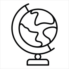 Globe  Icon Element For Design