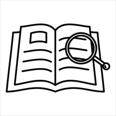 Reading  Icon Element For Design