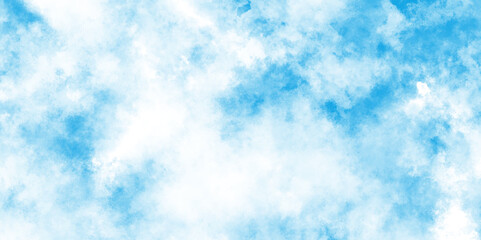 Hand painted light blue background with watercolor, abstract watercolor scraped grungy background, Modern and paper texture design with sky blue cloud paint brush.