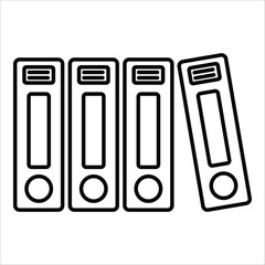 Binders  Icon Element For Design