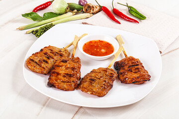 Thai Street foof pork satay