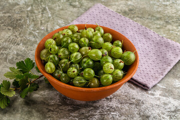 Ripe sweeet and juicy gooseberry