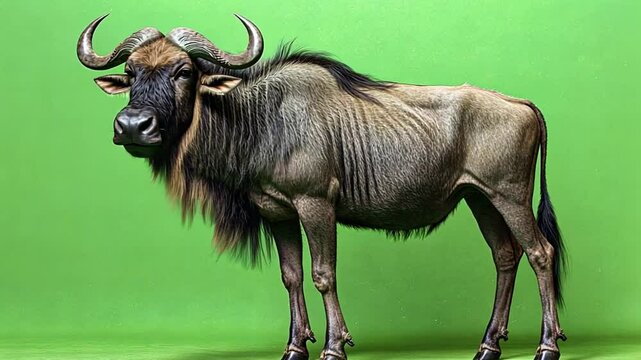 cape buffalo bull