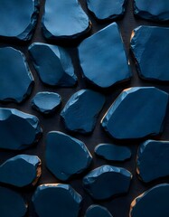 Fototapeta premium Blue Stone Mosaic