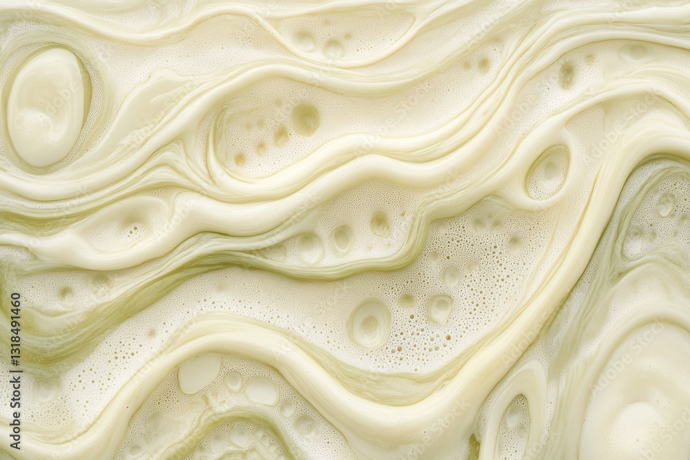 Poster creamy swirls in soft texture abstract background for design needs