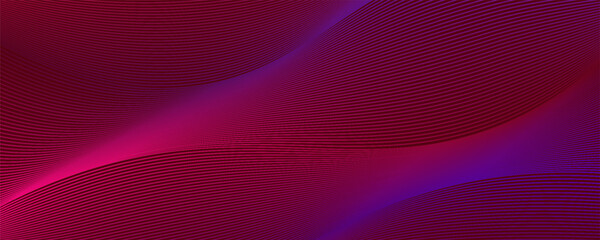 Red luxury background with smooth wave lines curve, with wave line effect