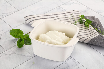 Traditional soft dietary Greek yoghurt