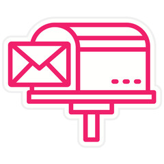 Vector Design Mailbox Icon Style