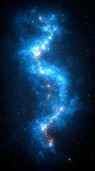 Naklejka premium Abstract Cosmic Nebula In Deep Space