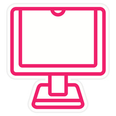 Vector Design Lcd Icon Style