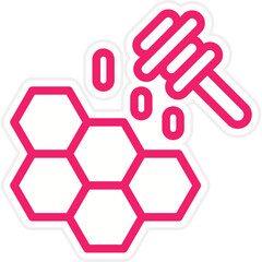 Vector Design Honey Icon Style