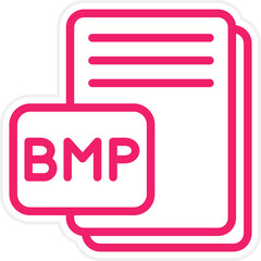 Vector Design BMP Icon Style