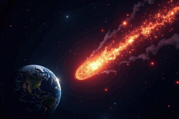 Planet Earth narrowly misses comet's trajectory, orbit, asteroid