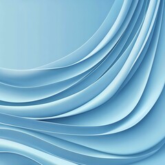 Soft Blue Waves in Layers Creating a Calm and Serene Background for Design Projects and Visuals