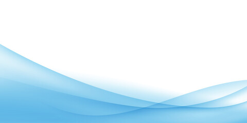 Background blue abstract wave, Vector Illustration