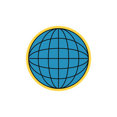 Retro Sticker Illustration