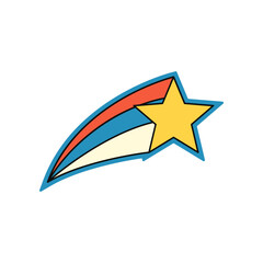 Retro Sticker Illustration