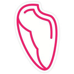 Chicken Breast Vector Design Icon Style