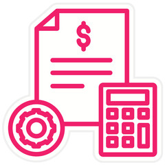 Vector Design Expenses Icon Style
