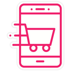 Vector Design Online Shop Icon Style