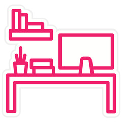 Vector Design Workspace Icon Style