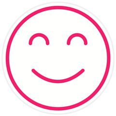 Vector Design Smile Icon Style