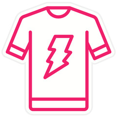 Vector Design Tshirt Icon Style