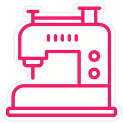 Vector Design Sewing Machine Icon Style