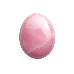 Obraz premium Rose Quartz Stone Soft Hues on transparent Background.