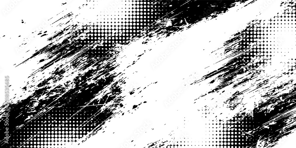 Poster vector brush srokes texture. distressed uneven texture. grunge background. abstract vector illustrat