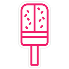 Vector Design Popsicle Icon Style