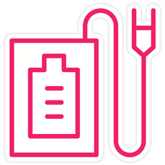 Vector Design Camera Battery Icon Style