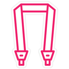 Vector Design Camera Strap Icon Style