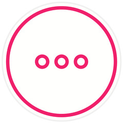 Vector Design More Icon Style