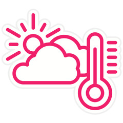 Vector Design Hot Icon Style