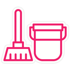 Vector Design Cleaning Icon Style