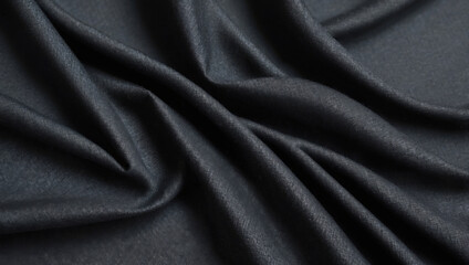 Fototapeta premium black satin background.