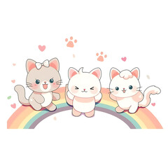 Obraz premium Playful and whimsical dog illustrations in vibrant and minimalist designs.