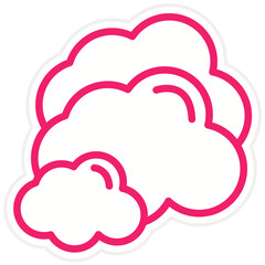 Vector Design Clouds Icon Style