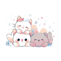 Playful and whimsical dog illustrations in vibrant and minimalist designs.